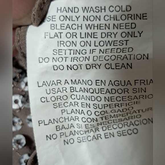 Semi-sheer sequined top - Picture 7 of 14